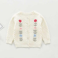 wholesale Baby girls Sweater trendy Jacket Baby Sweater Coat spring Winter Sweaters in bulk - PrettyKid