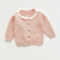 wholesale Baby girls Sweater trendy Jacket Baby Sweater Coat spring Winter Sweaters in bulk - PrettyKid