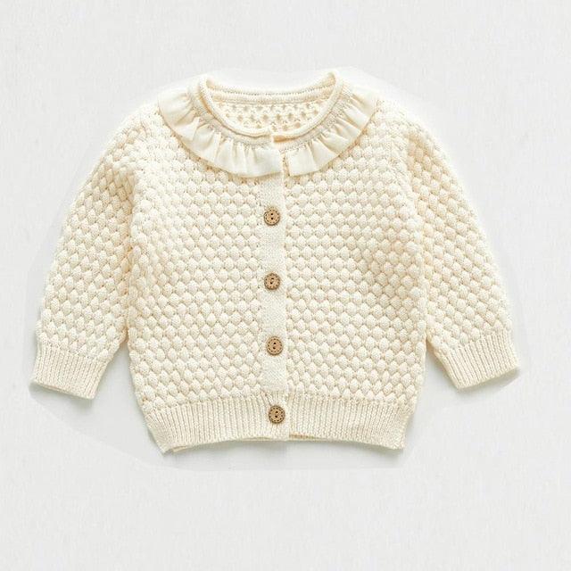 wholesale Baby girls Sweater trendy Jacket Baby Sweater Coat spring Winter Sweaters in bulk - PrettyKid