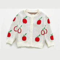 wholesale Baby girls Sweater trendy Jacket Baby Sweater Coat spring Winter Sweaters in bulk - PrettyKid