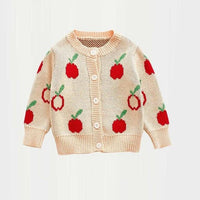 wholesale Baby girls Sweater trendy Jacket Baby Sweater Coat spring Winter Sweaters in bulk - PrettyKid