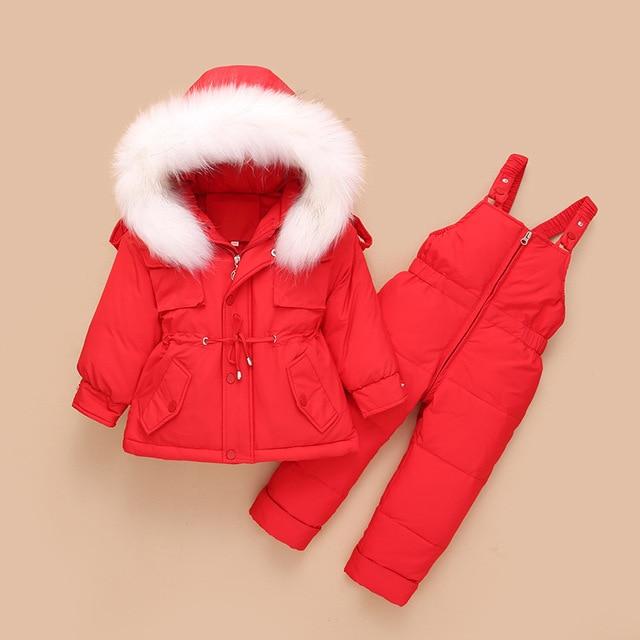 Urban Children Down Coat Kids Toddler Girl Boy Clothes Winter Outfit Suit Warm Baby Overalls Clothing Sets Imported Wholesale - PrettyKid