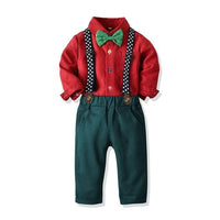 Toddler Boys Clothing Set Winter Children Formal Shirt Suit Kids Outfits Wholesale - PrettyKid