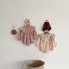 2021 baby girls clothes style baby girl bodysuit ruffle shoulder infant girl Imported Supplier - PrettyKid