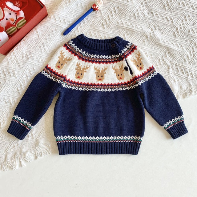 2021 spring Kids Boys Girls Long Sleeve Knit Sweater Winter wholesale - PrettyKid