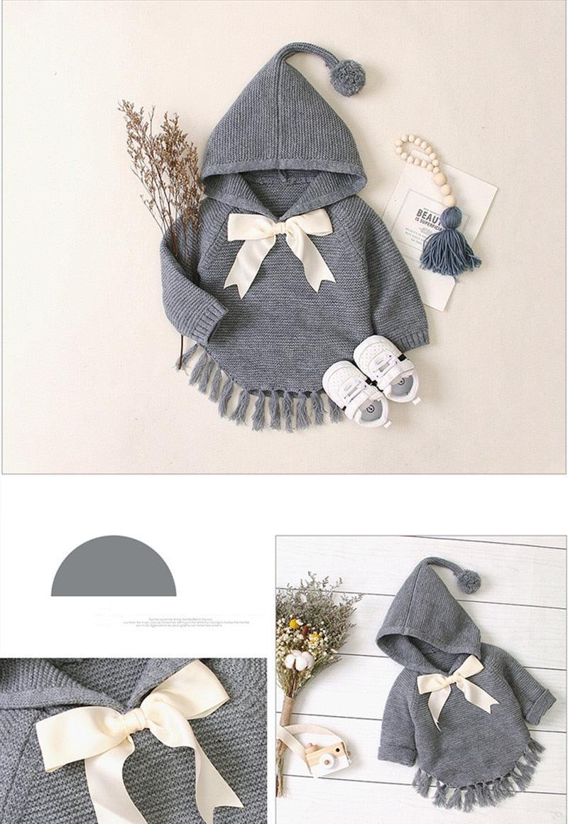 Knitted Sweaters For Baby Boys Girls Cardigan Cartoon Tassel Newborn Baby Cute Winter Outerwear Wholesale - PrettyKid