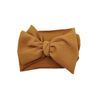 Newborn Headband Big Bow Cute Solid Stretch Turban Knot Head Wear Manufactuer - PrettyKid