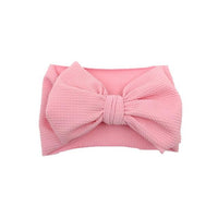 Newborn Headband Big Bow Cute Solid Stretch Turban Knot Head Wear Manufactuer - PrettyKid