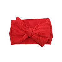 Newborn Headband Big Bow Cute Solid Stretch Turban Knot Head Wear Manufactuer - PrettyKid