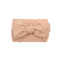 Newborn Headband Big Bow Cute Solid Stretch Turban Knot Head Wear Manufactuer - PrettyKid