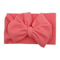 Newborn Headband Big Bow Cute Solid Stretch Turban Knot Head Wear Manufactuer - PrettyKid