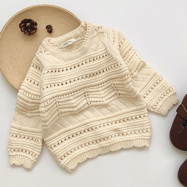 2021 wholesale new arrival Kids Girls Long Sleeve Sweater spring Winter Baby Clothing 1-7Yrs vendor - PrettyKid