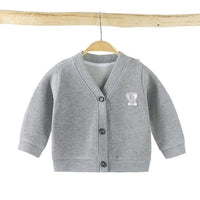 Fashion Baby Knitwear Cardigan Jacket Long Sleeved Cartoon Jacket Boys Knitted Sweater Wholesale - PrettyKid