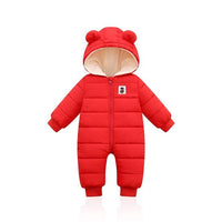 2021 Stylish Winter Infant Baby Clothing New Baby Boys Cotton Jumpsuit Girls Long-sleeved Hoodie Romper Supplier - PrettyKid