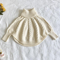 2021 spring Winter Kids Girls Long Sleeve Knit Turtleneck wholesale - PrettyKid