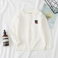 Baby Boys Girls spring Cotton Sweater Top Bear Knitted Cardigan wholesale - PrettyKid