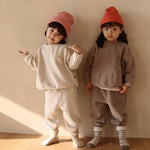 Stylish Children Suit Boys And Girls Long Sleeve Organic Clothes Kids Clothing Set Wholesale - PrettyKid