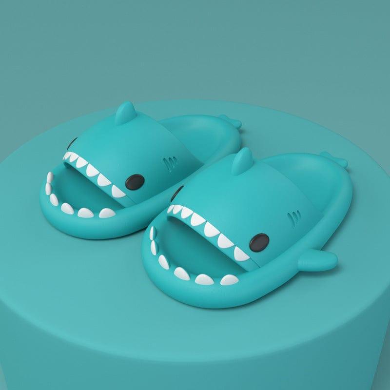 Summer Cute Shark Slides - PrettyKid