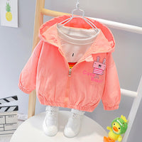 Girls Cute Cartoon Animal Long Sleeve Jackets - PrettyKid