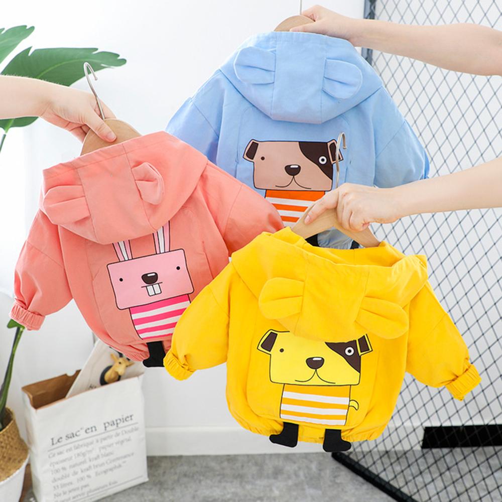 Girls Cute Cartoon Animal Long Sleeve Jackets - PrettyKid